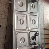 vetrina calda bagnomaria 