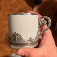 Tazza Weidmann (made in Italy) manico argento.