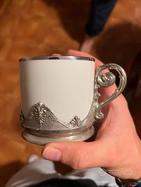 Tazza Weidmann (made in Italy) manico argento.