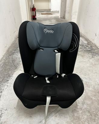 Seggiolino auto Bonio nero cinture 5 punti