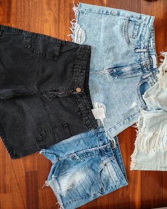 pantaloncini corti jeans da 12 a 14 anni