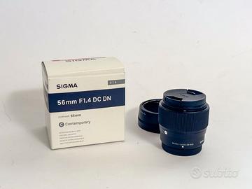 Sigma 56 mm per Fujifilm, X-mount
