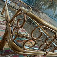 Cameretta anni ‘70 in midollino/rattan.