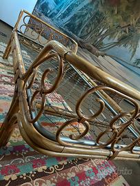 Cameretta anni ‘70 in midollino/rattan.