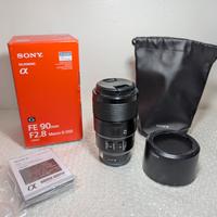 Lente Sony FE F2.8 Macro G OSS da 90 mm