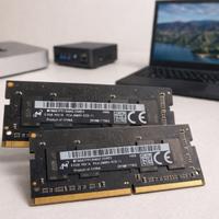 64 GB di Ram (2x32) DDR4 SO DIMM 2666MHz