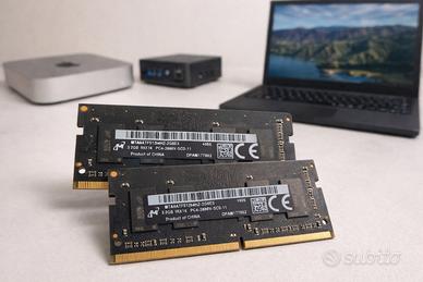 64 GB di Ram (2x32) DDR4 SO DIMM 2666MHz