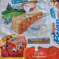 busta da collezione Kinder ,  Gli Incredibil