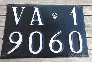 Targa metall. anni '40 Mutilati di Guerra Invalidi