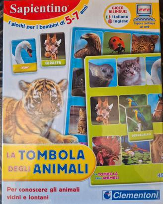 Gioco Clementoni La Tombola degli Animali, nuovo
