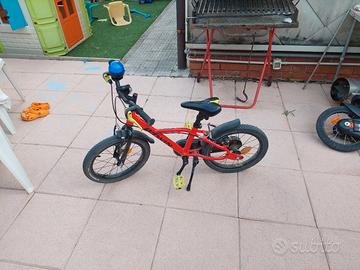 bicicletta 16 pollici bambino bambina