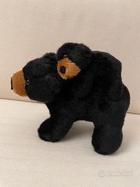 peluche orso polare nero mamma e cucciolo 