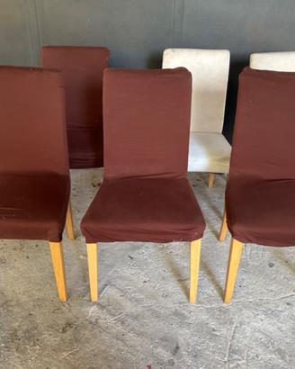 Set 6 sedie imbottite Ikea (modello Henriksdal)