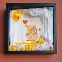 Quadro Shadow Box Duck paperelle Pezzo Unico da Co