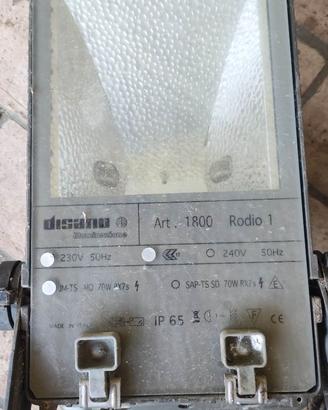 Fari proiettore illuminazione Disano Rodio1 70 w