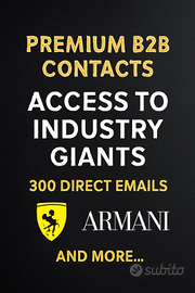 124 Contatti Premium B2B