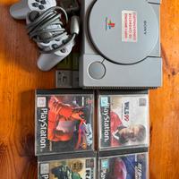 PlayStation one con giochi