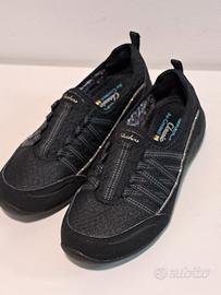 skechers nere profili argento n. 35 nuove