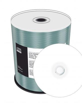 Campana da 100 DVD-RMedicali  Inkjet stampabili