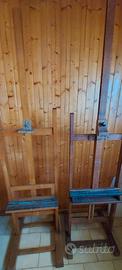 Cavalletti in legno per dipingere quadri