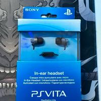 Cuffie auricolari PS Vita Originali Sealed