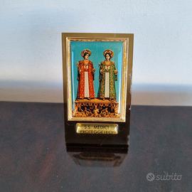 Quadretto Sacro Santi Medici Cosma e Damiano