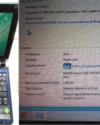 Lotto 6 portatili/netbook