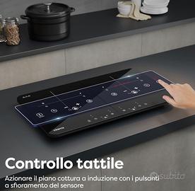 CIARRA Doppio Piano Cottura a Induzione