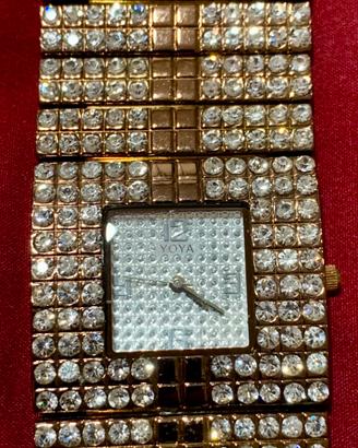 Orologio elegante donna YOYACN1183-oro,brillantini