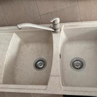 Lavello cucina 116X50 e rubinetto