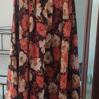 gonna lunga a fiori tg. S/M