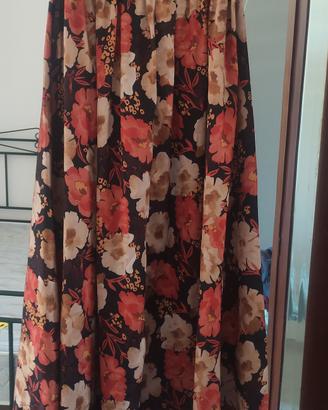 gonna lunga a fiori tg. S/M