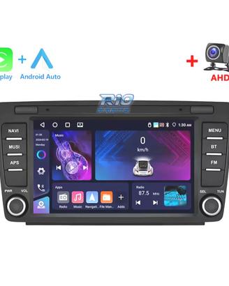 RADIO GPS ANDROID 10 PER SKODA OCTAVIA 09-13 USB T