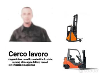 Magazziniere operaio pratico carrellista