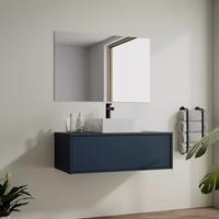 Mobile sotto lavabo sospeso 94 cm Blu notte
