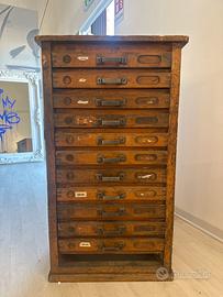 Cassettiera da tipografia