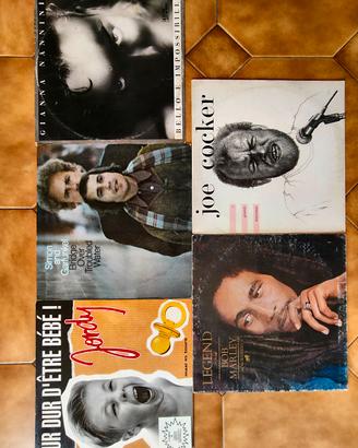 LP vari Bob Marley, Simon & Garfunkel,  Joe Cocker