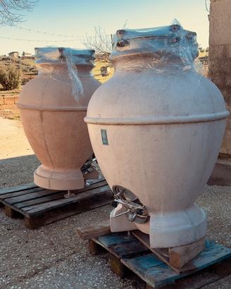 Anfore enologiche drunk turtle per vino