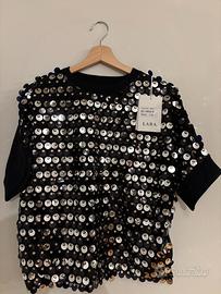 Maglia con paillettes
