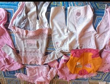 Lotto vestiti bambina 1 anno invernali