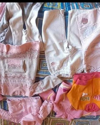 Lotto vestiti bambina 1 anno invernali