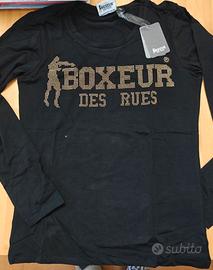 Boxeur des Rues maglietta donna tg S MAI USATA