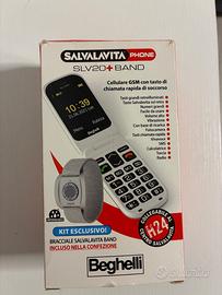 Salvalavita Beghelli - Telefono+Bracciale soccorso