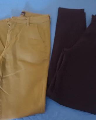 Set 2 pantaloni Zuiki tg 40