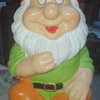 Nano salvadanaio in ceramica con tappo alto 22 cm