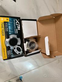 Coppia tweeter xpl e coppia woofer 25 cm xpl