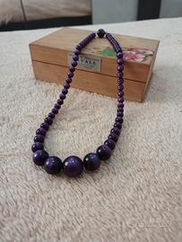 collana viola vintage