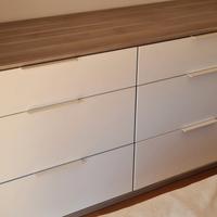 cassettiera + comodini Nivoll