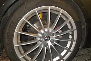 4x cerchi 18" alfa gt/147/156 originali non gommat