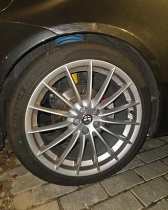 4x cerchi 18" alfa gt/147/156 originali non gommat
